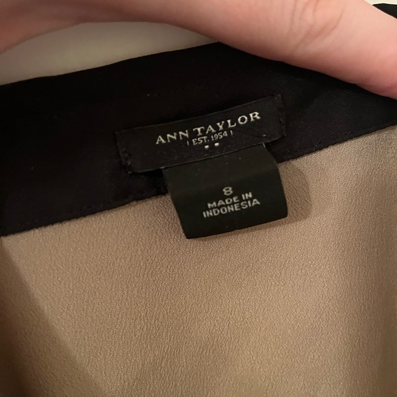 Ann Taylor Two-Tone Blouse - Picture 4 of 4